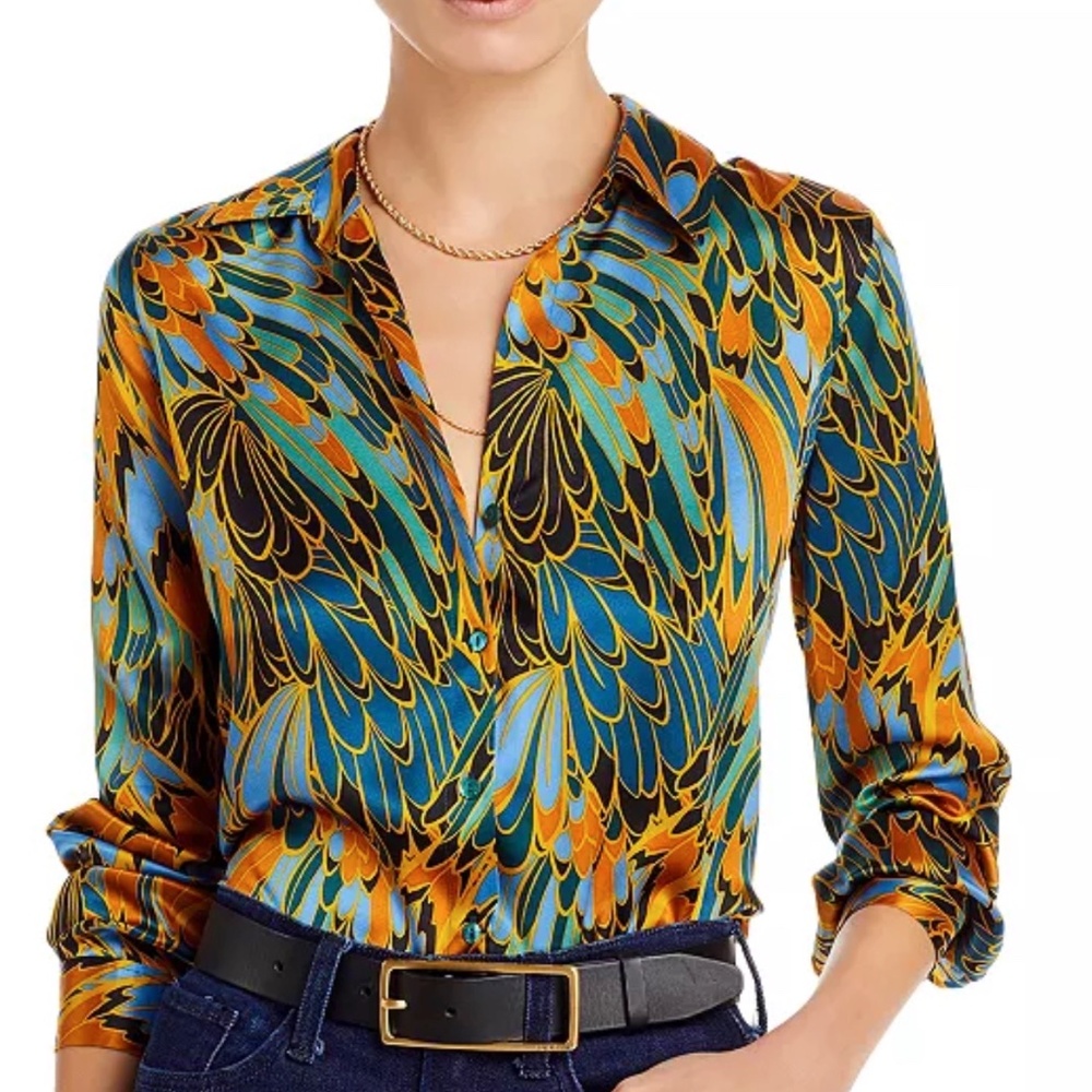 L'Agence Silk Blouse - L